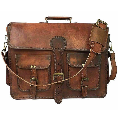 Handmade Genuine Leather Messenger bags by Leather Panache, Made in India