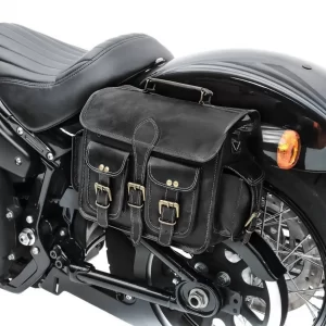 Leather side bags for motorcycle online